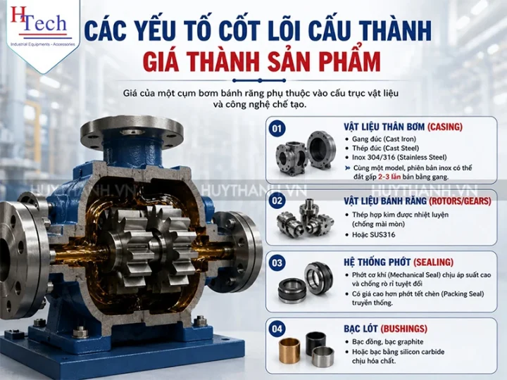 Bảng Giá Bơm Bánh Răng Giá Rẻ: Đánh Giá Chi Phí Đầu Tư Và Hiệu Suất Vận Hành 3 Bom Banh Rang Gia Re Huy Thanh 3