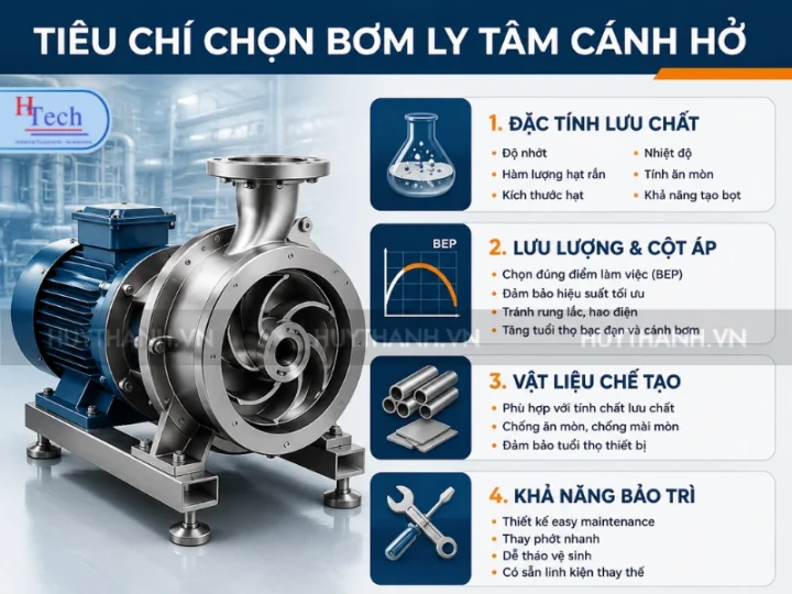 Tìm Hiểu Về 5 Loại Bơm Ly Tâm Cánh Hở Thông Dụng Nhất Hiện Nay 3 Bom Ly Tam Canh Ho 2