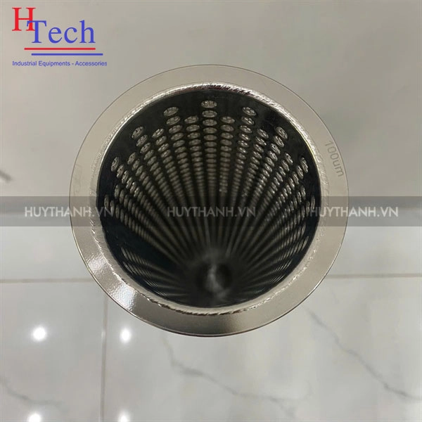 Cột lọc Inox316L kích thước đường kính 80mm x chiều cao 834mm, kích thước lỗ lọc 100 Micromet