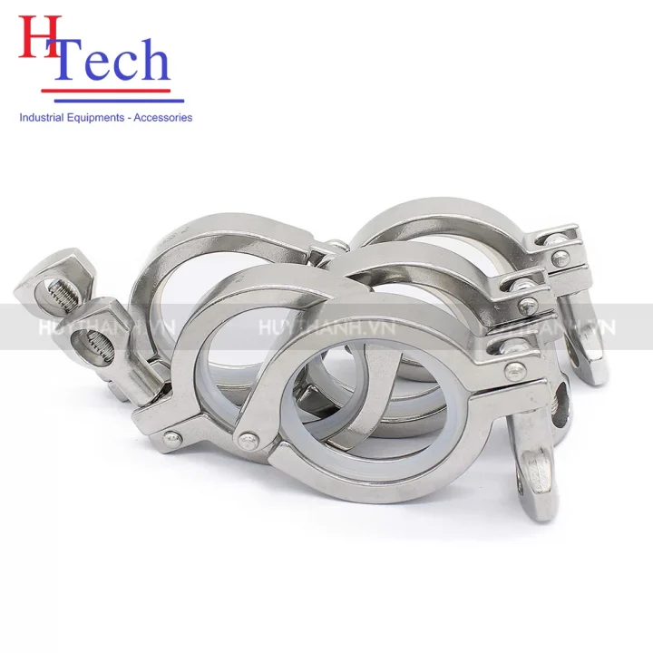 Ron 106mm Clamp Vi Sinh Teflon Carten Pipe