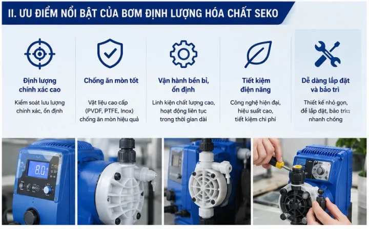 ưu điểm Của Bơm định Lượng Seko