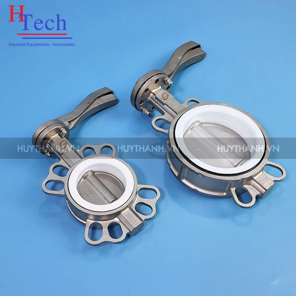 Van Bướm Công Nghiệp DN50 Inox 304/316L Ron Teflon