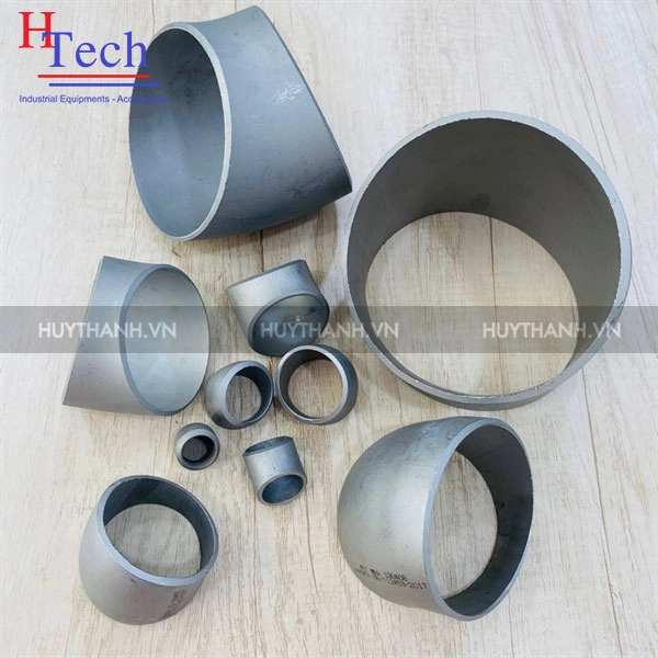 Co 45 độ DN32 Inox 304 kết nối 2 đầu hàn