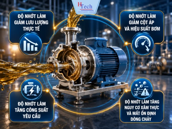 Bơm Ly Tâm Công Nghiệp Có Bơm Được Chất Lỏng Nhớt Không? Phân Tích Kỹ Thuật Và Hướng Chọn Bơm Phù Hợp 3 Bom Ly Tam Cong Nghiep Huy Thanh 3