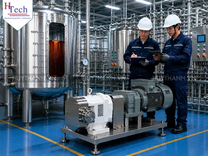 Hướng Dẫn Chọn Bơm Siro Công Nghiệp Tối Ưu Cho Dây Chuyền 10 Bom Siro Huy Thanh 5