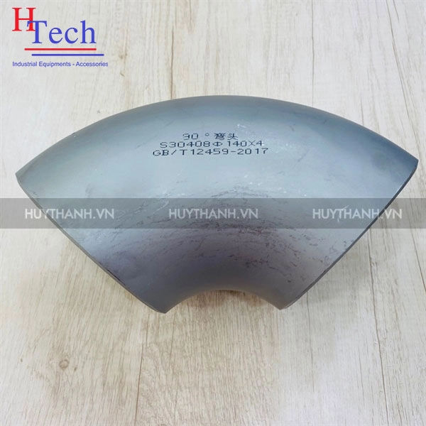 Co 90 độ DN125 Inox 304 kết nối 2 đầu hàn