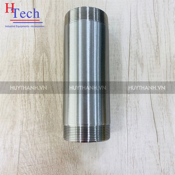Đoạn nối DN100 dài 200mm Inox 304 2 đầu ren ngoài