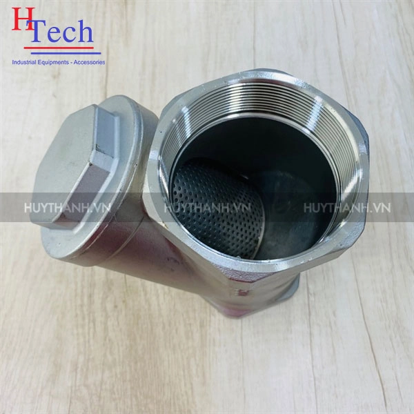 Lọc y công nghiệp DN65 Inox 304 2 đầu ren trong