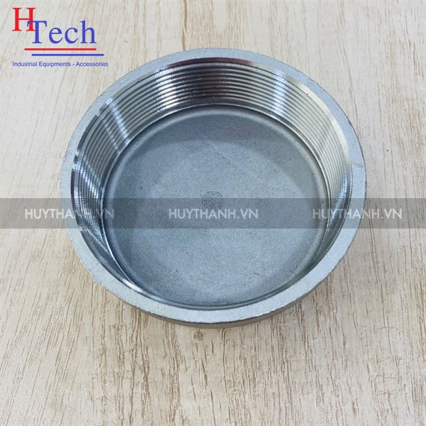 Nắp bịt đường ống DN25 Inox 304 ren trong