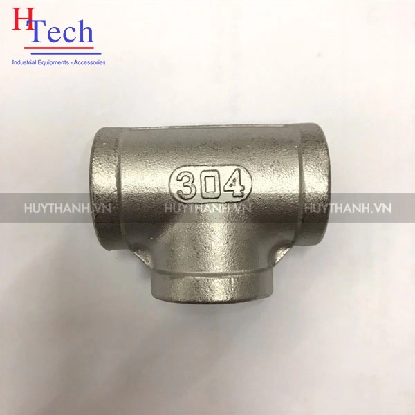 Tê đều DN15 Inox 304 Kết nối 3 đầu ren trong