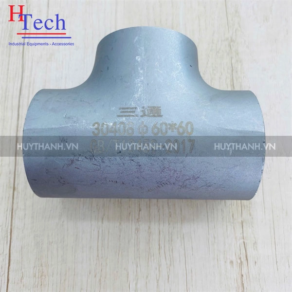 Tê đều DN32 Inox 304 Kết nối 3 đầu hàn