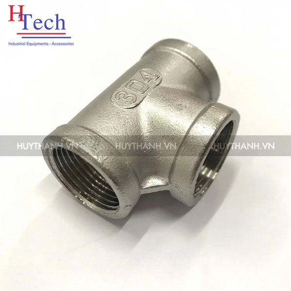 Tê đều DN25 Inox 304 Kết nối 3 đầu ren trong