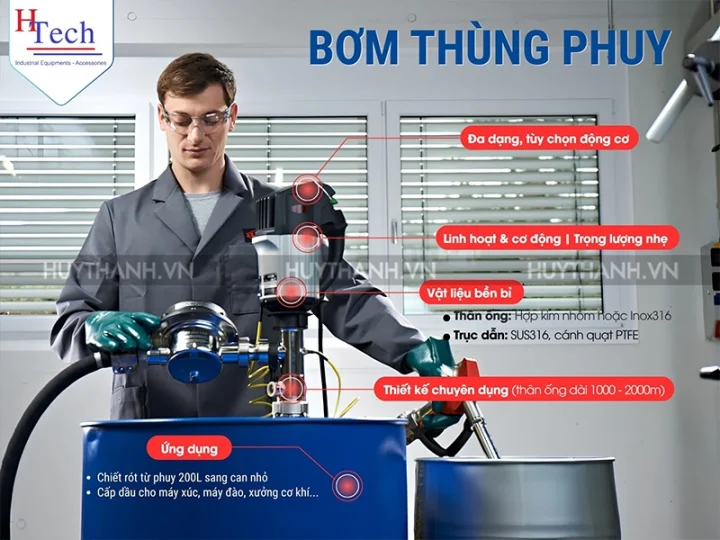 TOP 3 Loại Bơm Dầu Diesel Công Nghiệp Phổ Biến 6 Bom Dau Diesel Huy Thanh 6
