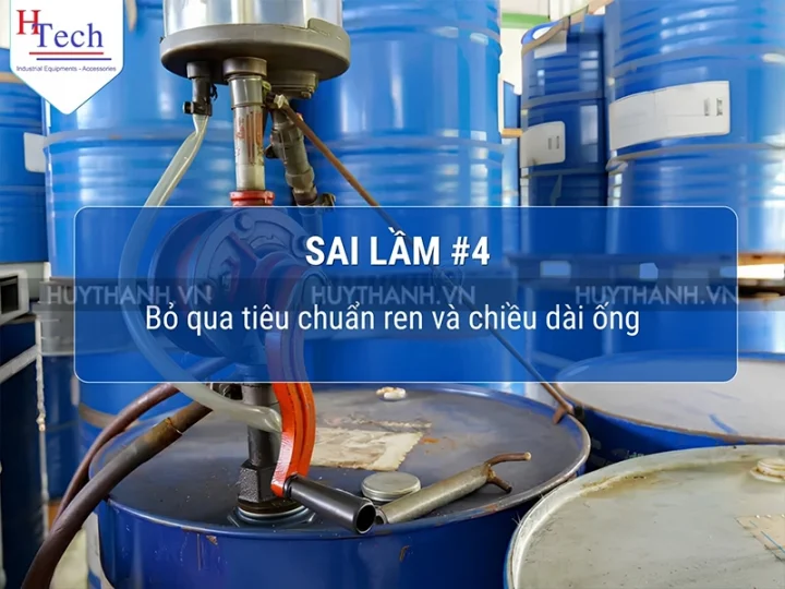 7 Sai Lầm Thường Gặp Khi Mua Bơm Dầu Quay Tay Cho Thùng Phuy 200L 7 Bom Dau Quay Tay Huy Thanh 7