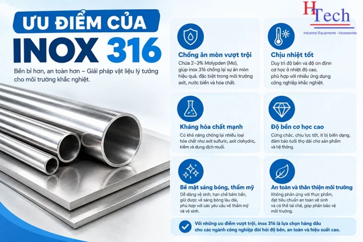 Inox 316 Là Gì? Thành Phần, Đặc Tính, Ưu Điểm Và Ứng Dụng Của Inox 316 3 ưu điểm Của Inox 316