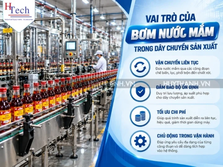 Ứng Dụng Bơm Nước Mắm Trong Dây Chuyền Sản Xuất Công Nghiệp 2 Bom Nuoc Mam Huy Thanh 2