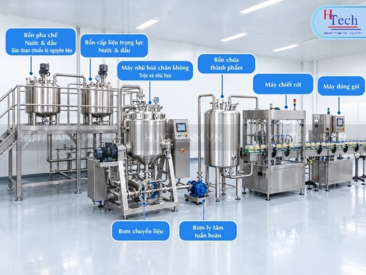 Máy Bơm Mayonnaise: Cách Hạn Chế Tách Nhũ Và Thay Đổi Độ Sệt Trong Quá Trình Vận Chuyển 3 May Bom Mayonnaise Huy Thanh 3