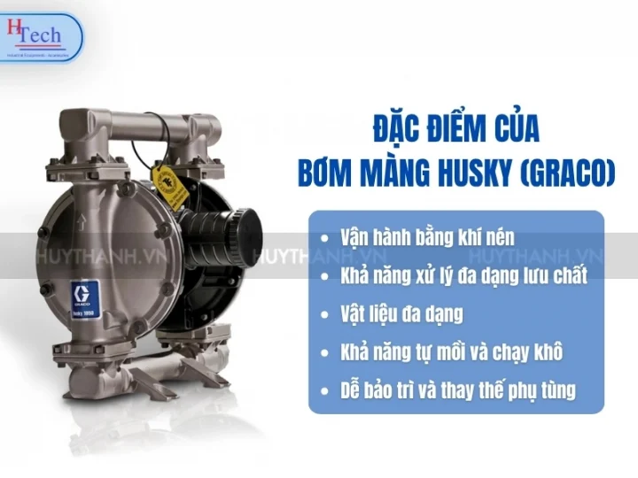Ứng Dụng Bơm Màng Khí Nén Graco Husky Trong Các Dây Chuyền Sản Xuất Công Nghiệp 1 Ung Dung Cua Bom Mang Graco Huy Thanh 1